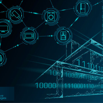 Artist's concept of the internet of things Image showing an Artist's concept of the internet of things