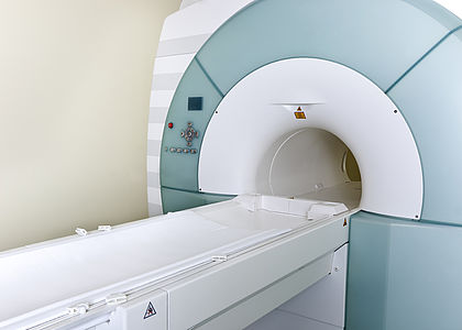 Image of a A white MRI Machine