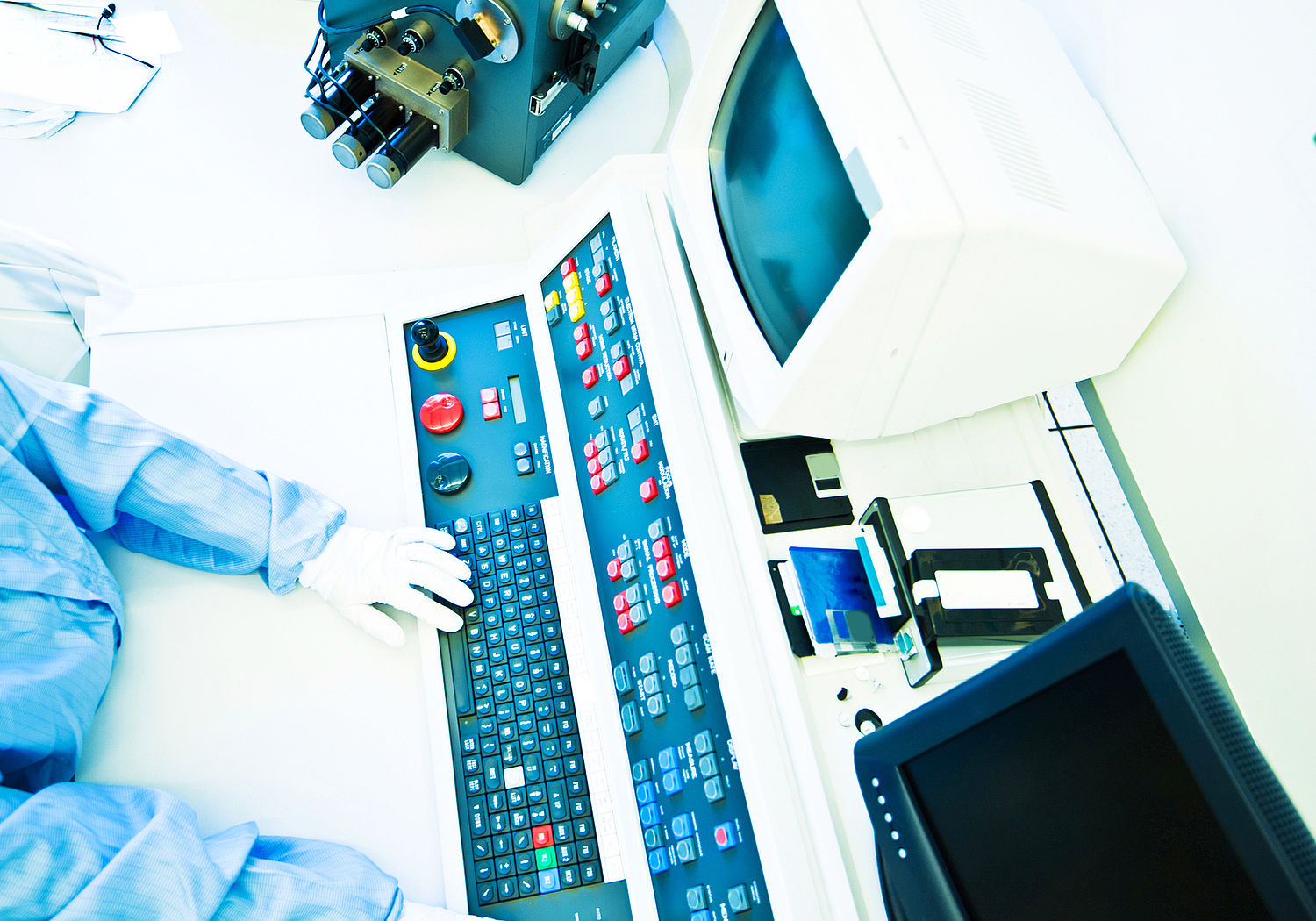 Image showing Console In Master Control Room