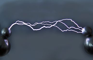 Image showing a spark discharge