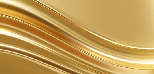 Image showing a shiny, wave of gold