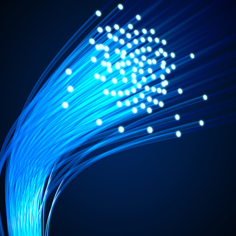 Using telecommunication networks to deliver precise time and frequency (T&F) Image showing Fiber optic cables