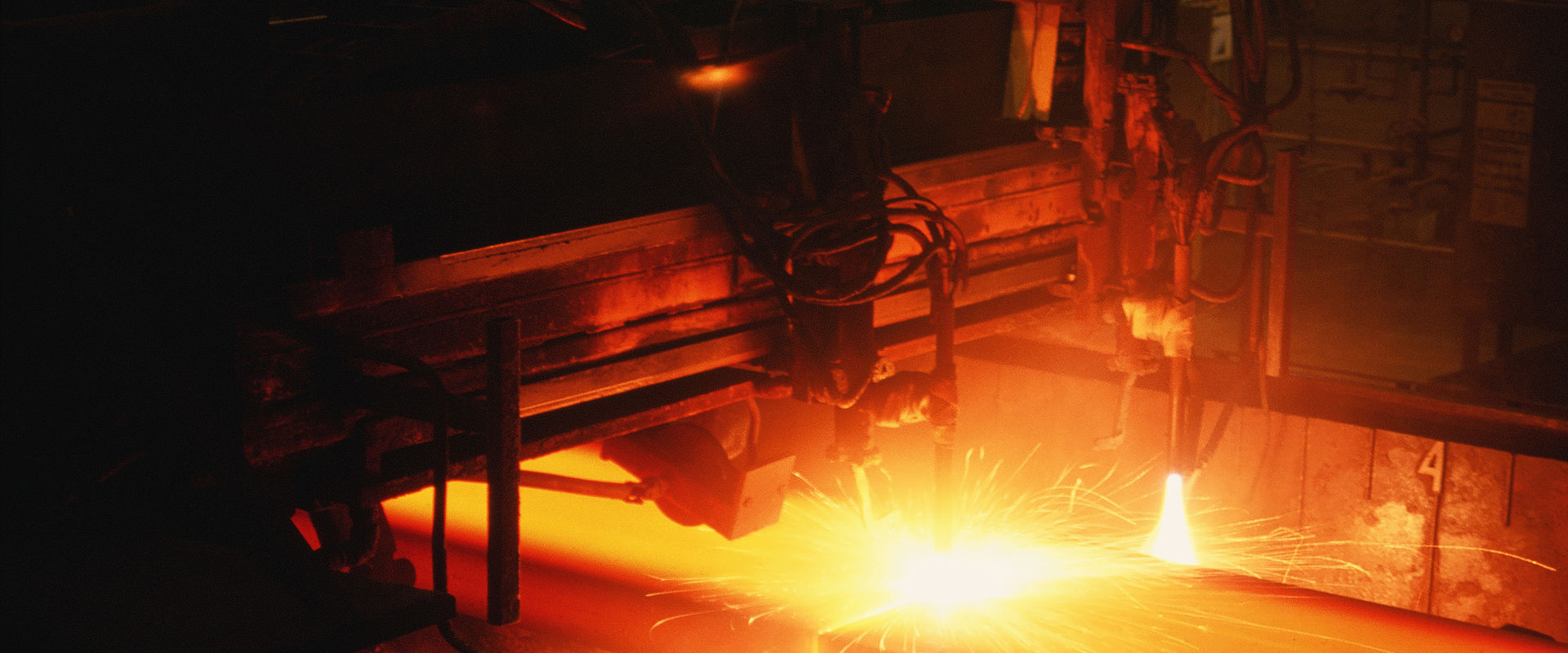 Image of a steel mill Image of a steel mill