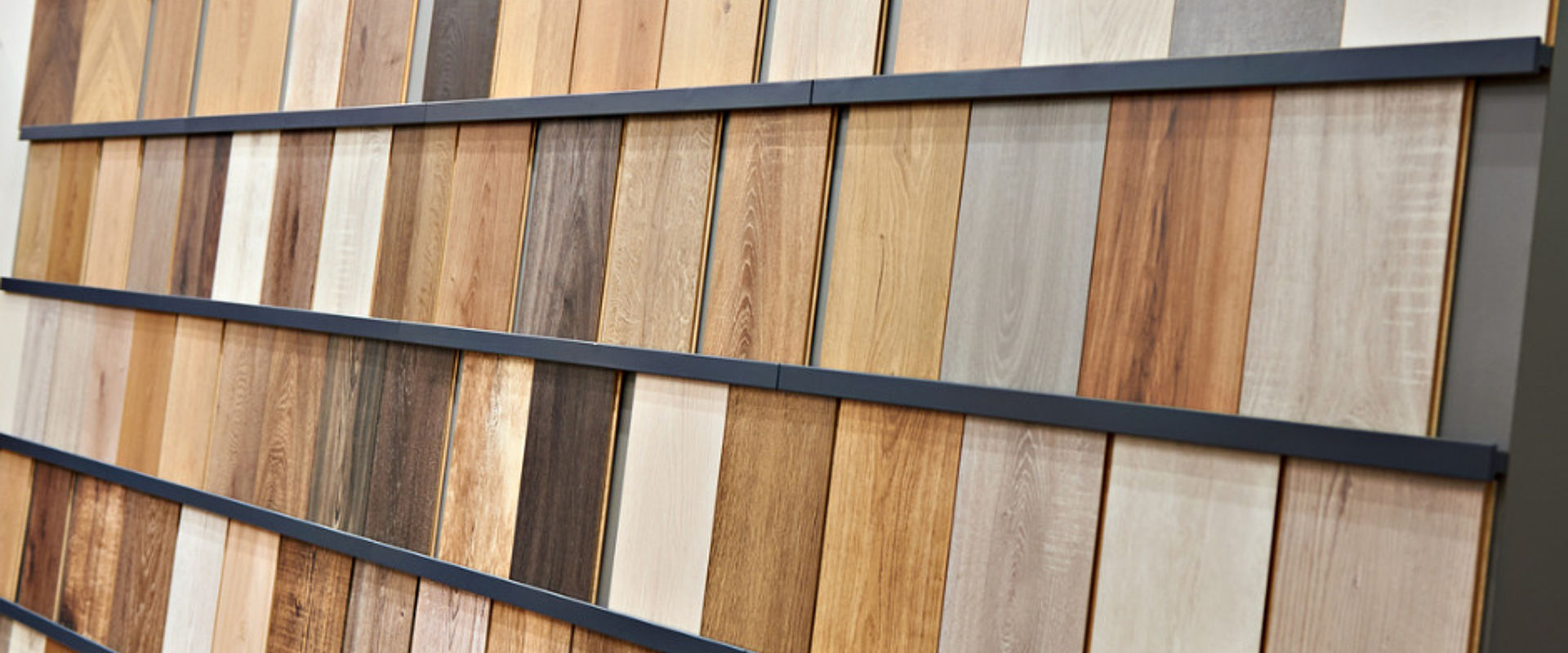 Samples of wooden laminate panels picture id947833324