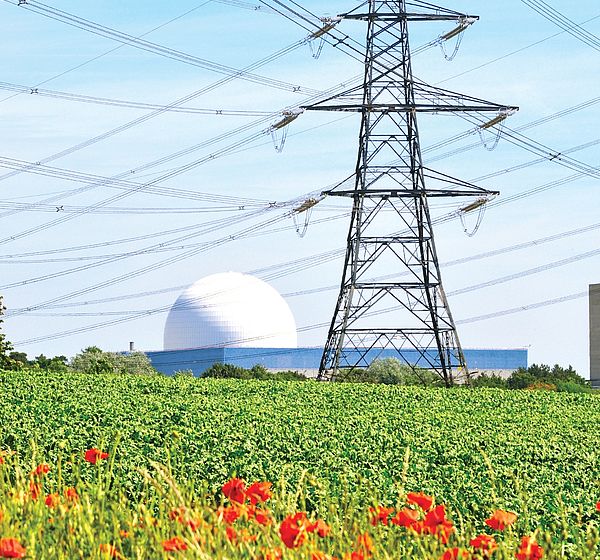Image showing an electricity pylon and dome
