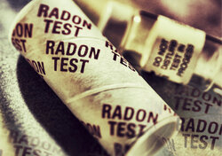 Image of a radon test kit