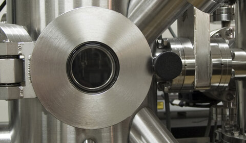 Image showing a close up of an industrial vacuum guage