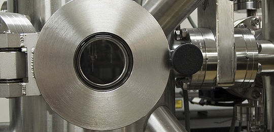 Image showing a close up of an industrial vacuum guage