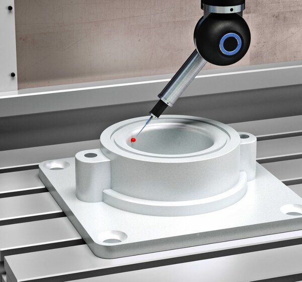Image showing a coordinate measurement machine collecting data