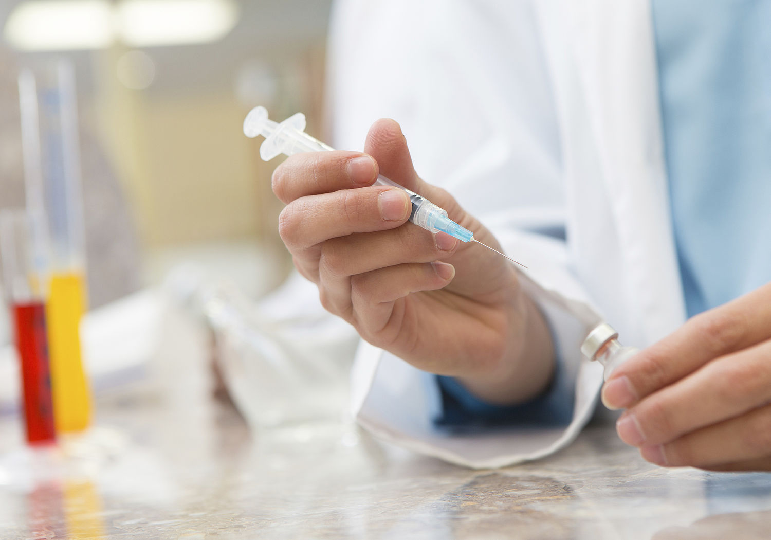 Image showing custom prescription drugs being created in pharmacy