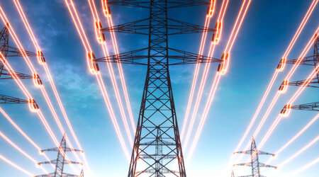 Image showing electricity transmission towers
