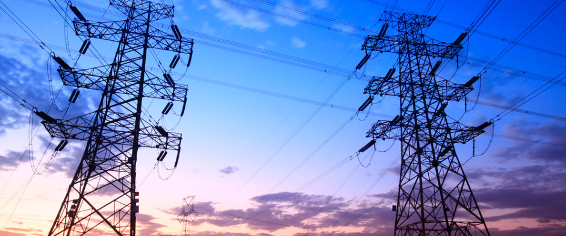 The silhouette of the evening electricity transmission pylon picture id1143865381