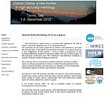 Optical Clocks Workshop 2010