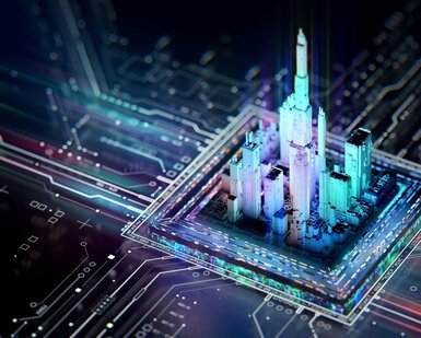 Image showing city on a chip