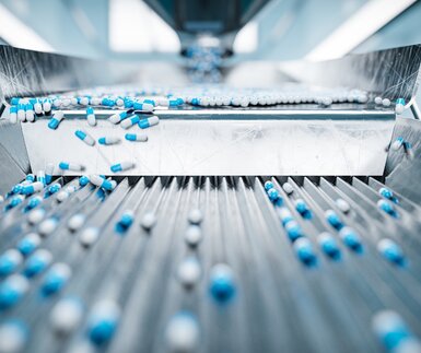 Image showing pharmaceutical capsule production line
