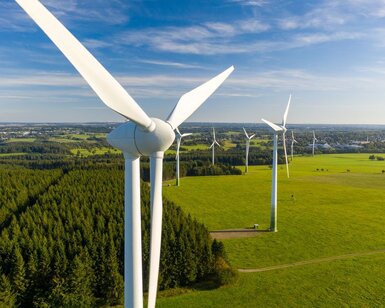 Image showing wind turbines