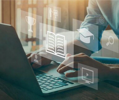 e-learning concept photo