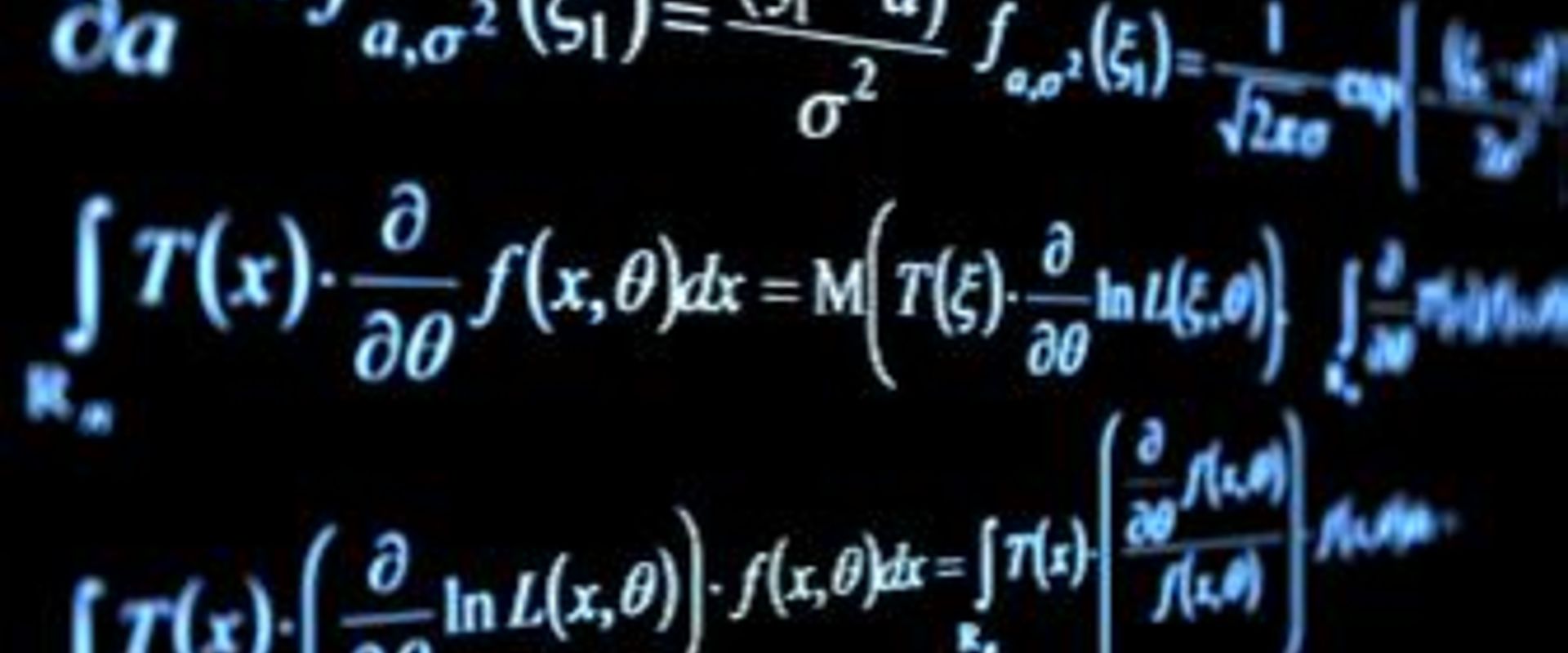 Novel approaches to uncertainty evaluation Image showing mathematical equations on blackboard