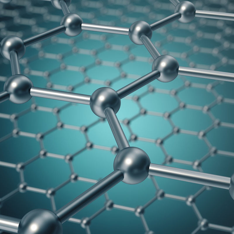 Establishing methods for graphene characterisation 3D rendering of a graphene molecule