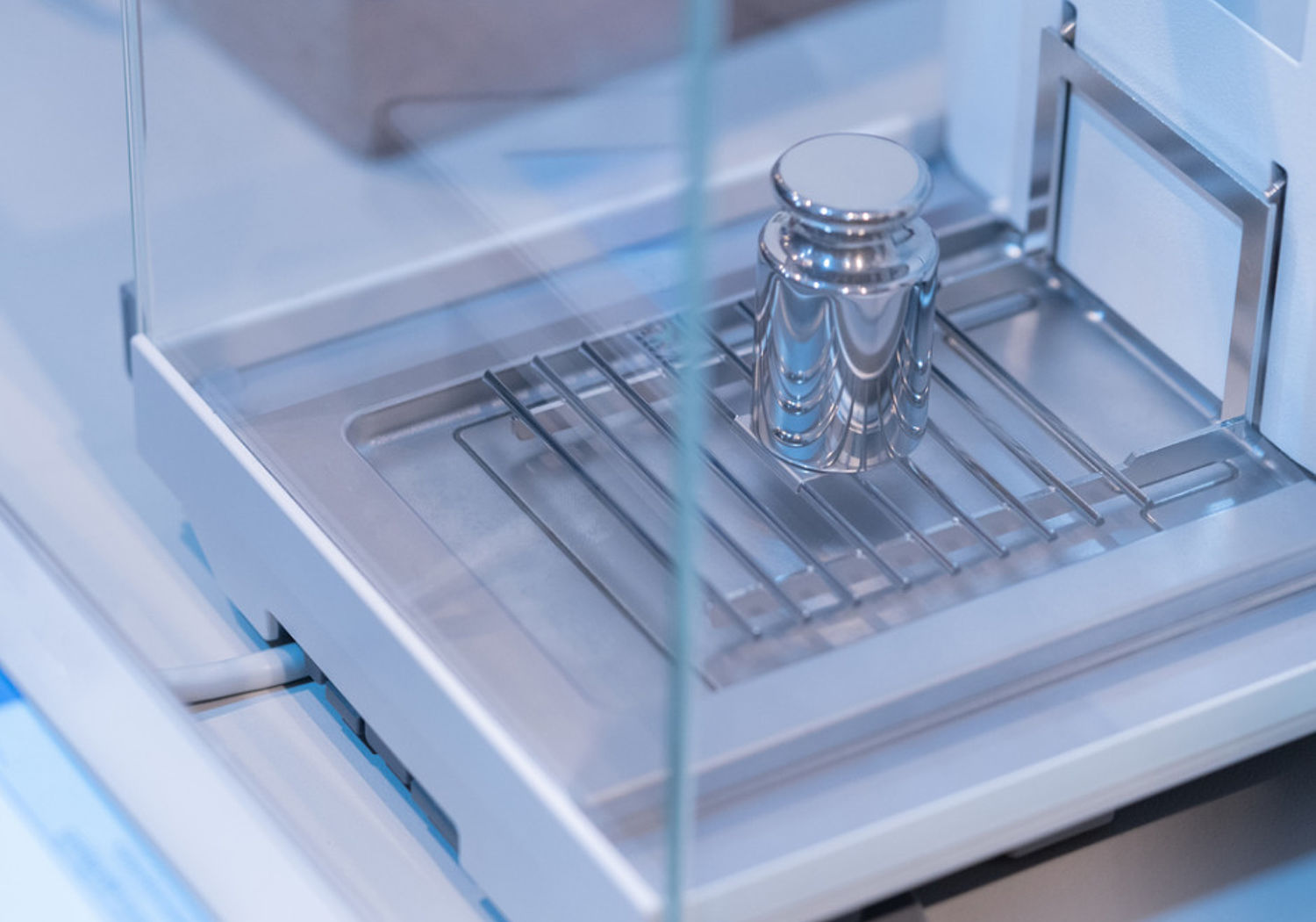 Image showing a stainless steel calibration weight