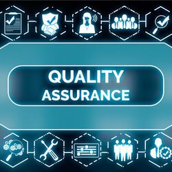 Quality assurance and quality control concept picture