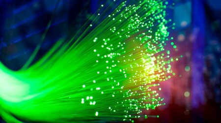 Image showing fibre optic network cable