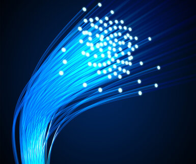 Image showing Fiber optic cables
