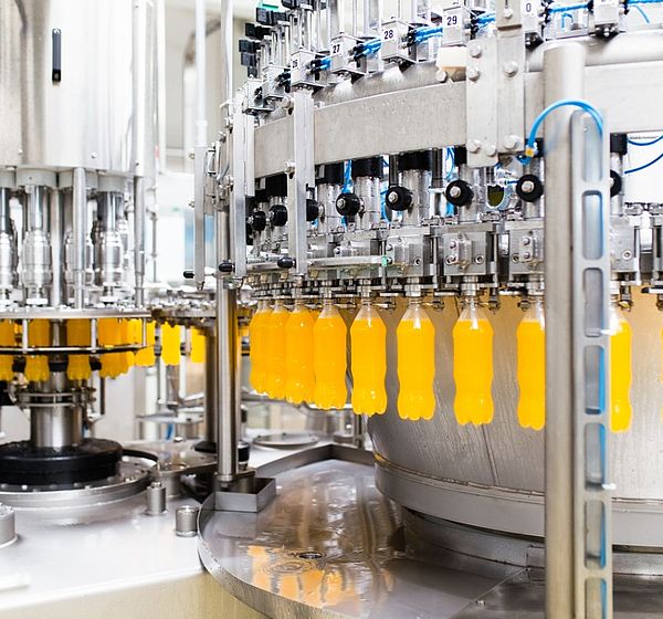 Image showing a commercial bottling plant