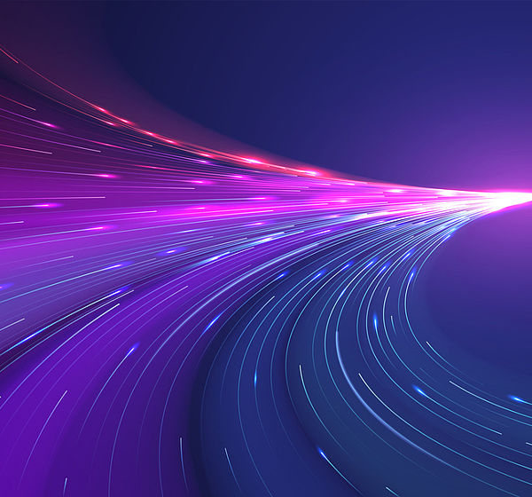 Image of an artists concept of a light stream