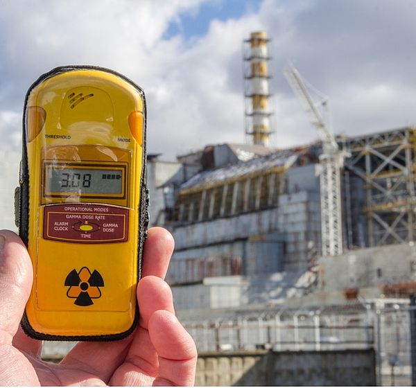 Image showing Dosimeter at Chernobyl, Ukraine 