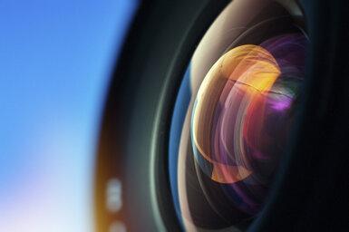 Image showing a close up of a camera lens