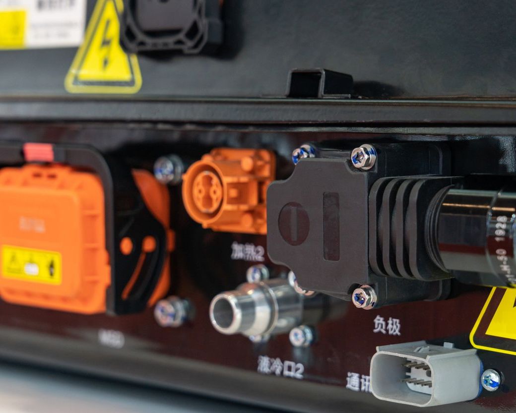 Image showing electric car battery pack interface