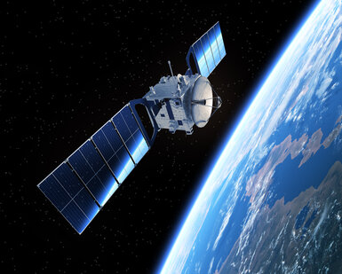  Image showing satellite in space