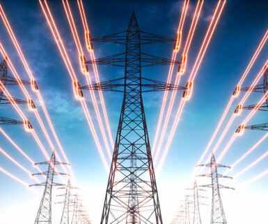 Image showing electricity transmission towers