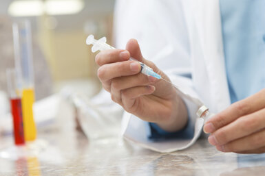 Image showing custom prescription drugs being created in pharmacy