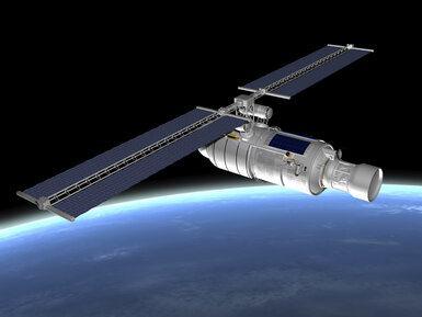 Image showing an Earth observation satellite