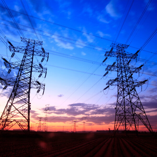 Image showing high voltage electric power lines