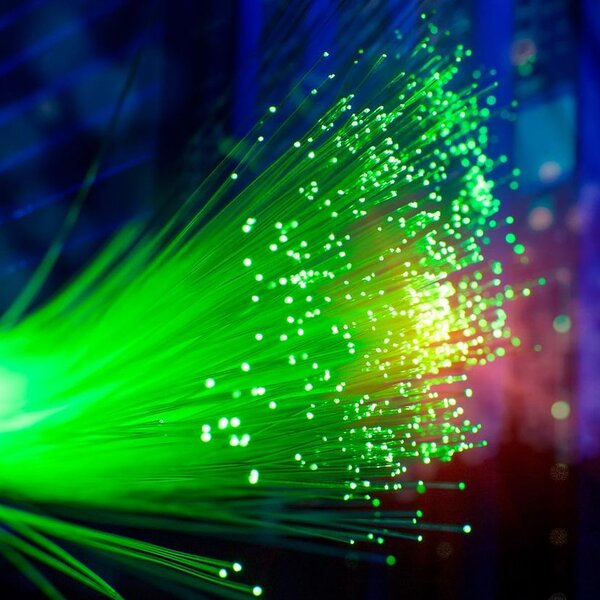 Image showing fibre optic network cable
