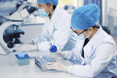 Image showing two scientists in a laboratory