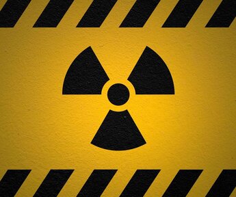 Image showing ionising radiation sign