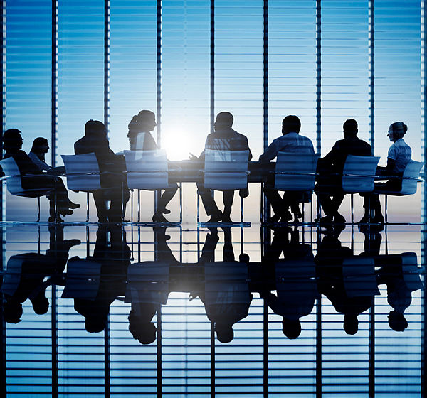 Image showing A conference in a meeting room