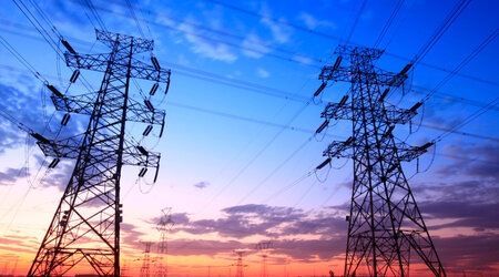 Image showing high voltage electric power lines