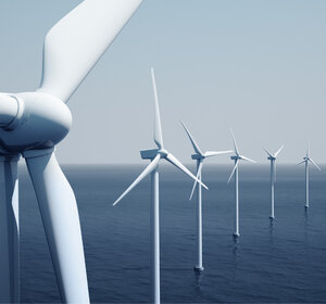 Wind turbines in the ocean