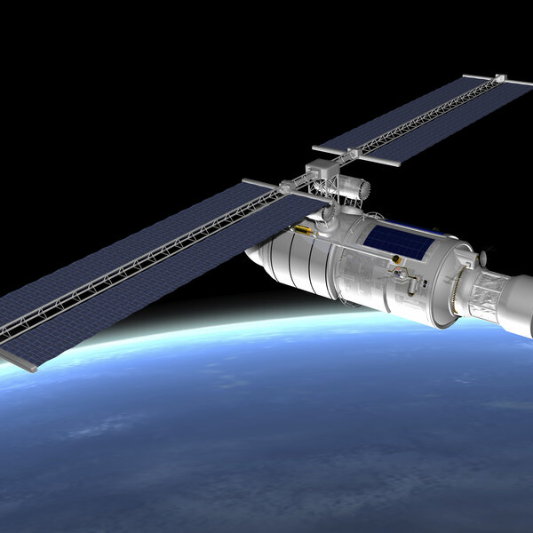 Image showing an Earth observation satellite