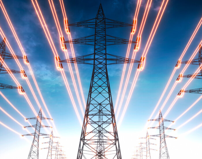 Image showing electricity transmission towers
