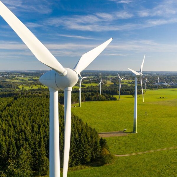 Image showing wind turbines