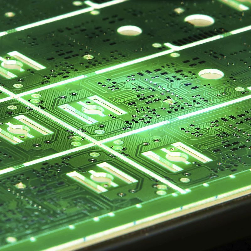 Measurements for high speed production Image of a Printed circuit board