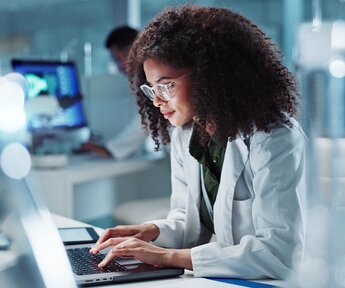 Image showing online lab research