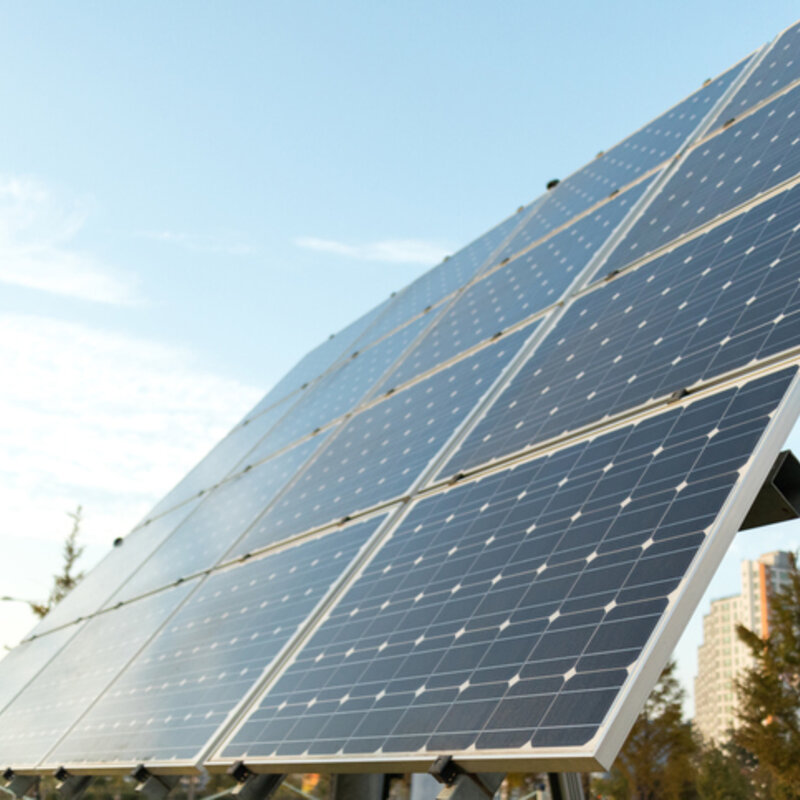 Advancing the technologies for new or improved materials in European manufacturing Image showing a large solar panel