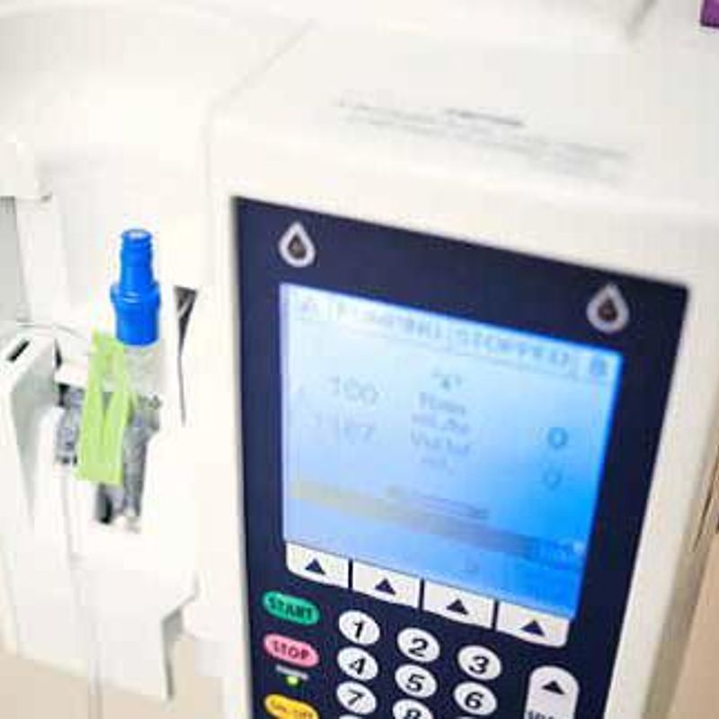 e-learning and incorporating best metrology practices into standards Image showing an infusion pump intravenous IV drip